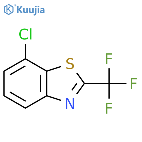 7-Chloro-2-(trifluoromethyl)benzo[d]thiazole structure
