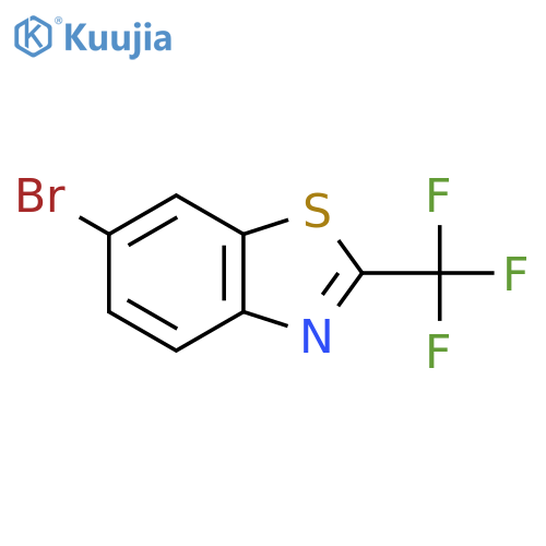 6-Bromo-2-(trifluoromethyl)benzo[d]thiazole structure