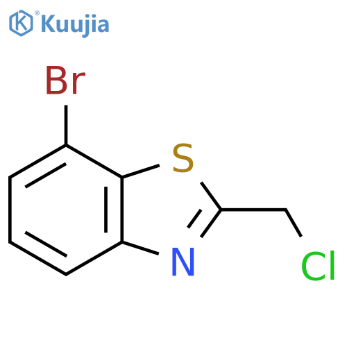 7-BroMo-2-(chloroMethyl)benzo[d]thiazole structure