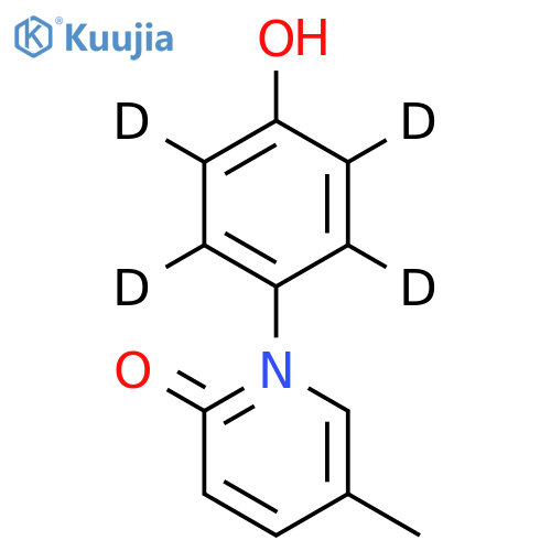 N-(4-HYDROXYPHENYL)-5-METHYL-2-1H-PYRIDONE-D4 structure