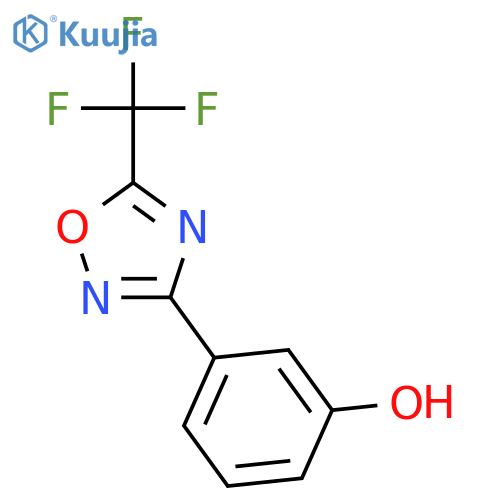 Phenol, 3-[5-(trifluoromethyl)-1,2,4-oxadiazol-3-yl]- structure