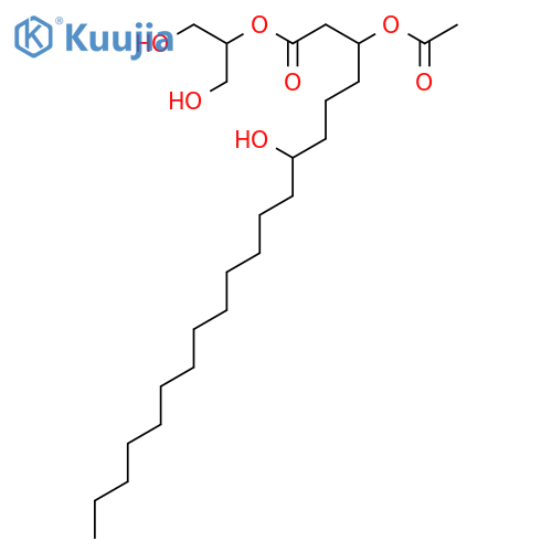 2-O-[(3R,7R)-3-(acetyloxy)-7-hydroxyeicosanoyl]glycerol structure