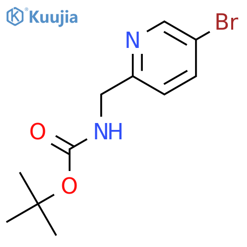 Tert-Butyl ((5-bromopyridin-2-yl)methyl)carbamate structure