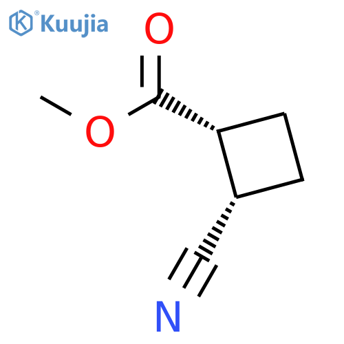 methyl cis-2-cyanocyclobutanecarboxylate structure