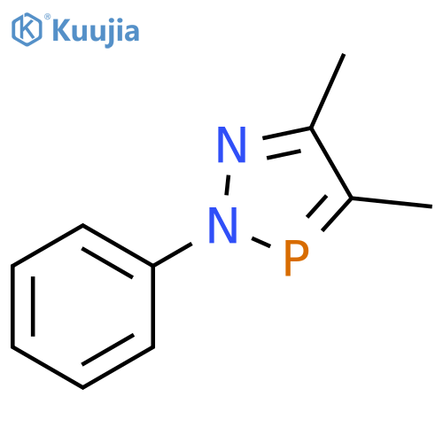 2H-1,2,3-Diazaphosphole, 4,5-dimethyl-2-phenyl- structure