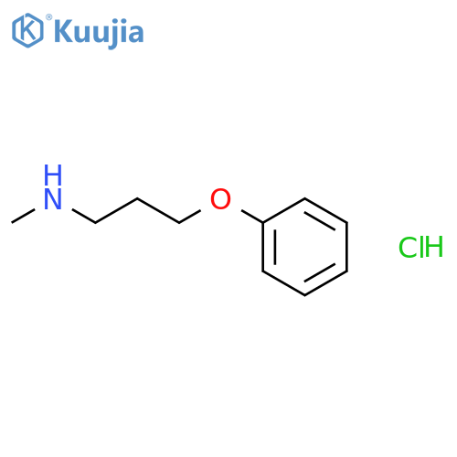 methyl(3-phenoxypropyl)amine hydrochloride structure