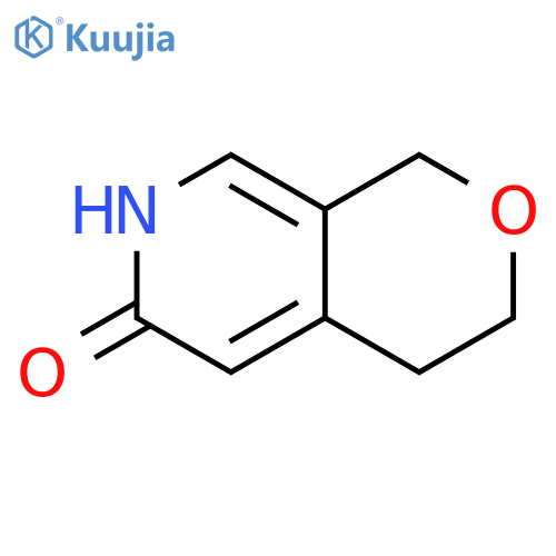 1,3,4,7-tetrahydro-6H-pyrano[3,4-c]pyridin-6-one structure