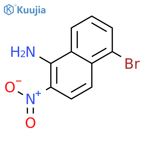 1-Naphthalenamine, 5-bromo-2-nitro- structure