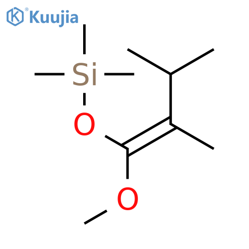 Silane, [(1-methoxy-2,3-dimethyl-1-butenyl)oxy]trimethyl- structure