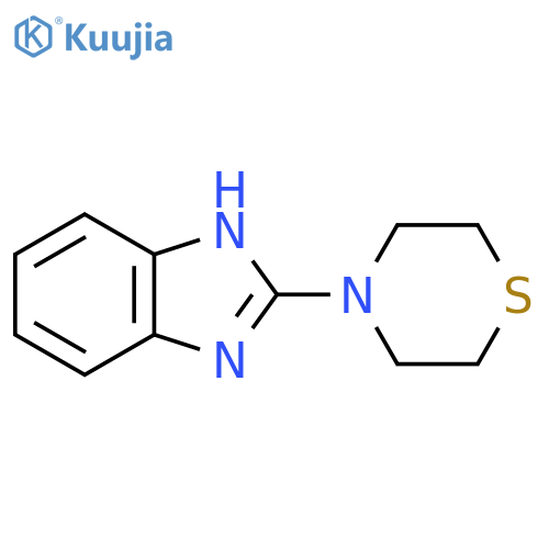 2-(thiomorpholin-4-yl)-1H-1,3-benzodiazole structure