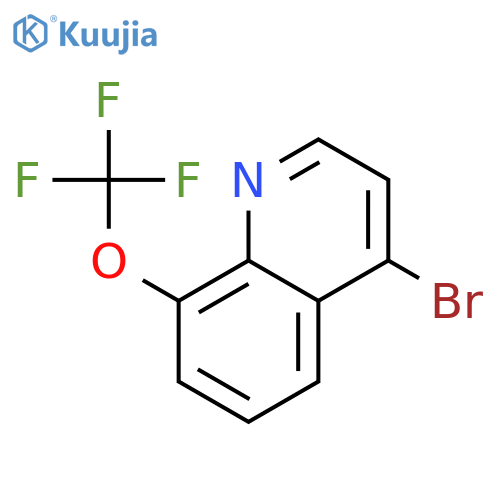 4-Bromo-8-(trifluoromethoxy)quinoline structure