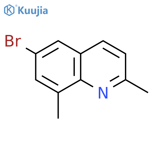 6-Bromo-2,8-dimethylquinoline structure