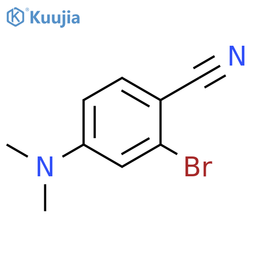 2-bromo-4-(dimethylamino)benzonitrile structure