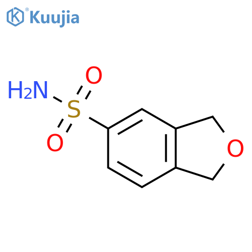 1,3-Dihydro-2-benzofuran-5-sulfonamide structure