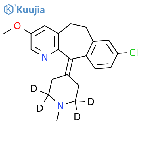 3-Methoxy-N-methyldesloratadine-d4 structure