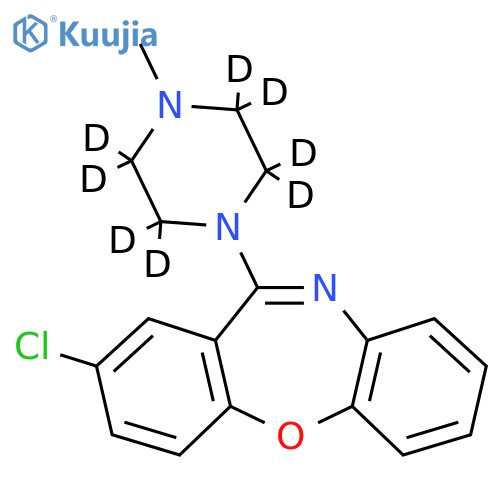 2-Chloro-11-(4-methylpiperazin-1-yl-2,2,3,3,5,5,6,6-d8)dibenzo[b,f][1,4]oxazepine structure