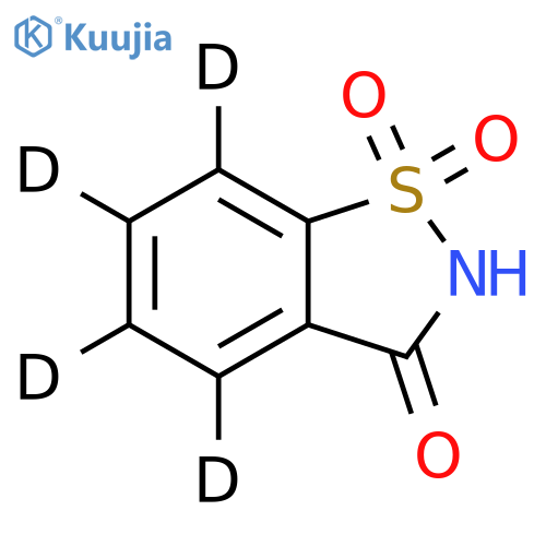 Saccharin-d4 structure
