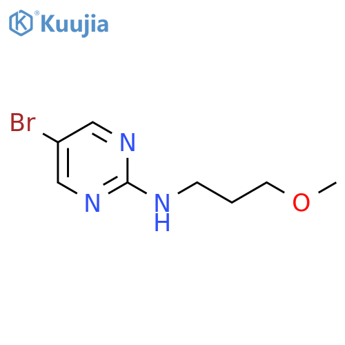 5-Bromo-2-(3-methoxypropylamino)pyrimidine structure