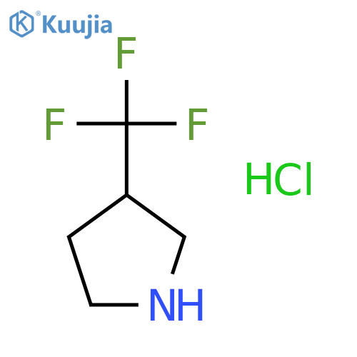 3-(Trifluoromethyl)pyrrolidine hydrochloride structure