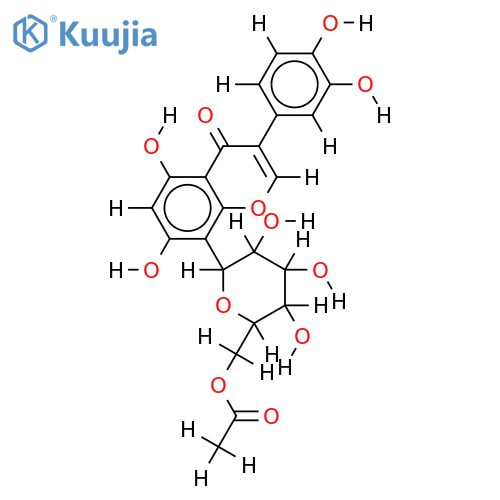 8-C-(6-Acetylglucosyl)orobol structure
