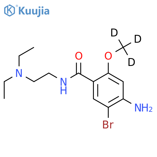 Bromopride-d3 structure
