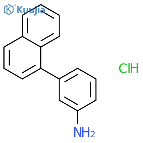 3-Naphthalen-1-yl-phenylamine hydrochloride structure