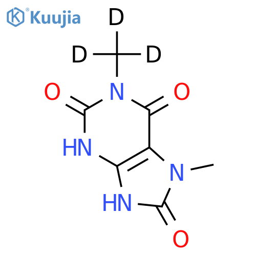 1,7-Dimethyluric Acid-d3 structure