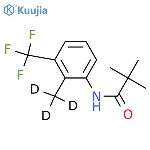 2-Methyl-d3-3-(trifluoromethyl)pivalanilide structure