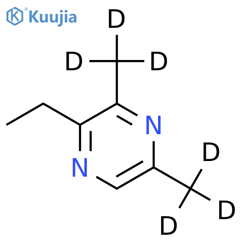 3,5-DIMETHYL-2-ETHYLPYRAZINE-D6 structure