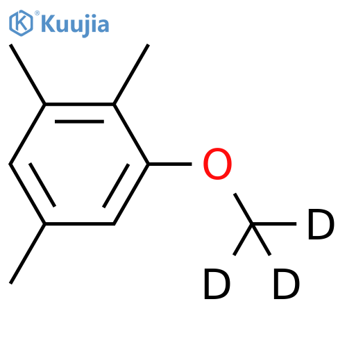 1-Methoxy-2,3,5-trimethylbenzene-d3 structure