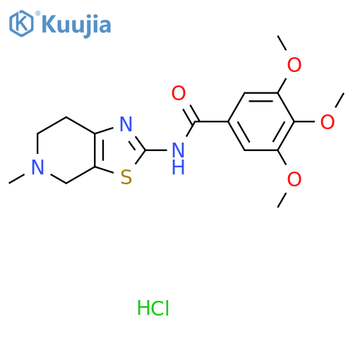 3,4,5-trimethoxy-N-{5-methyl-4H,5H,6H,7H-1,3thiazolo5,4-cpyridin-2-yl}benzamide hydrochloride structure
