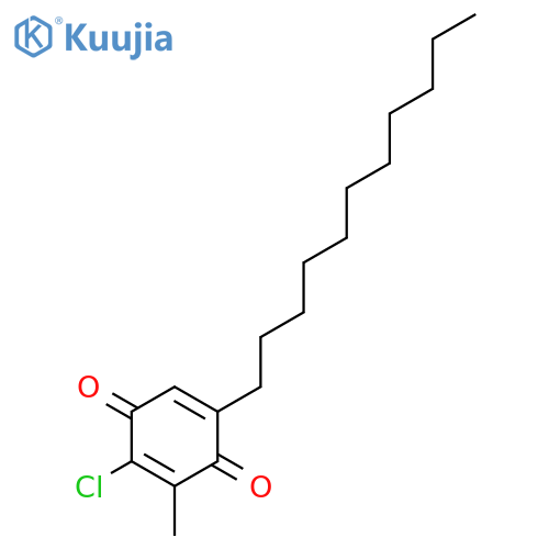2,5-Cyclohexadiene-1,4-dione, 2-chloro-3-methyl-5-undecyl- structure