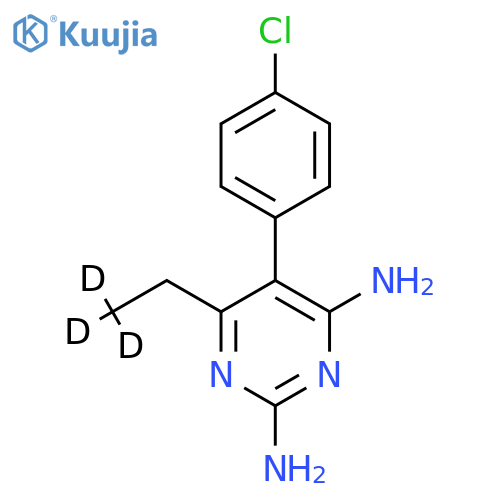 Pyrimethamine-d3 structure
