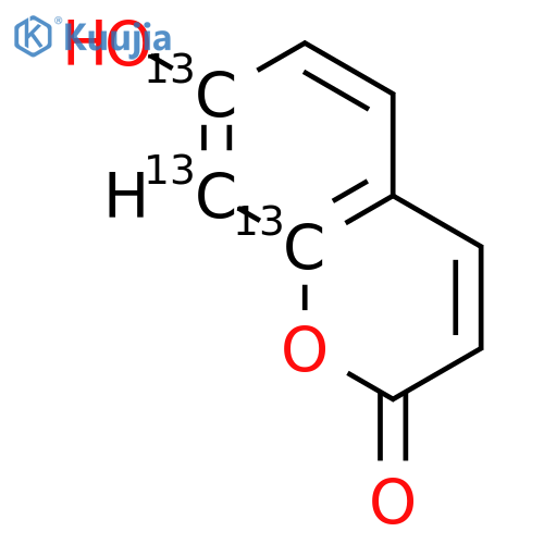 7-Hydroxy Coumarin-13C3 structure