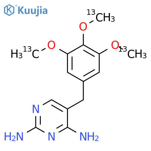 Trimethoprim-13C3 structure