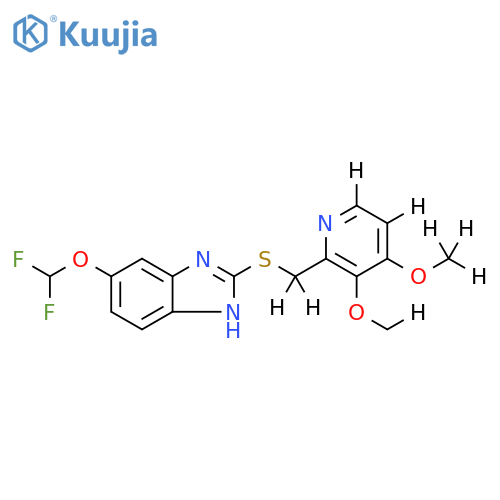 Pantoprazole Sulfide-D7 (Major) structure