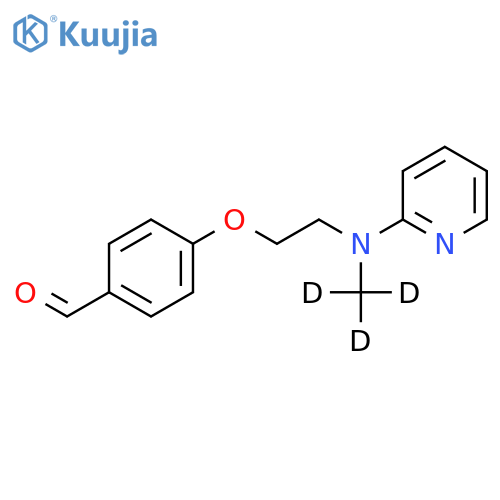 4-2-((Methyl-d3)-2-pyridinylamino)ethoxybenzaldehyde structure