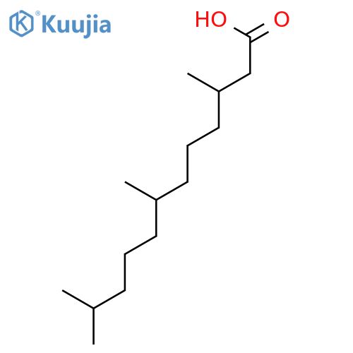 Dodecanoic acid,3,7,11-trimethyl- structure
