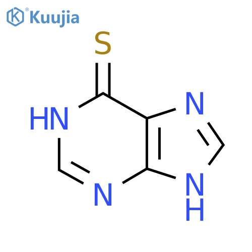 6-Mercaptopurine- structure