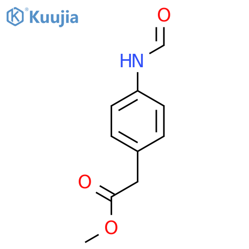 Methyl 2-(4-formamidophenyl)acetate structure