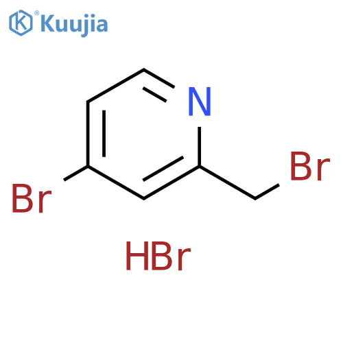 4-bromo-2-(bromomethyl)pyridine;hydrobromide structure