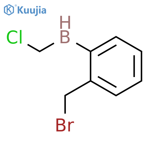 Borane, [2-(bromomethyl)phenyl]chloromethyl- structure