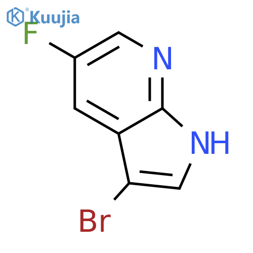 3-bromo-5-fluoro-1H-Pyrrolo[2,3-b]pyridine structure