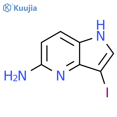 5-AMino-3-iodo-4-azaindole structure