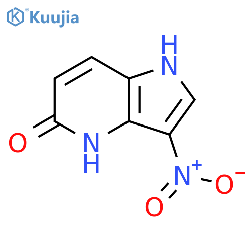 5-Hydroxy-3-nitro-4-azaindole structure