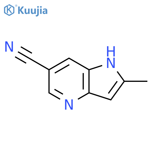 6-Cyano-2-methyl-4-azaindole structure