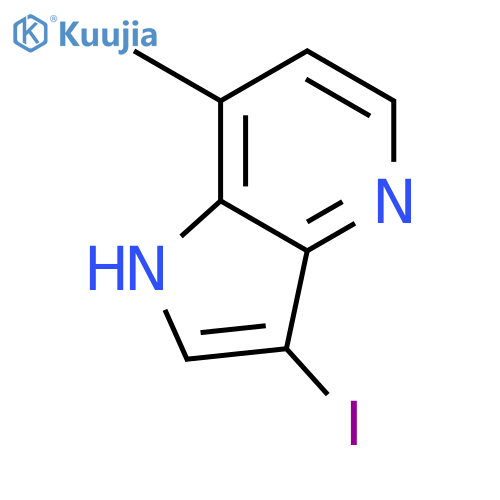 3-iodo-7-methyl-1H-Pyrrolo[3,2-b]pyridine structure