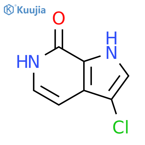 3-chloro-1H-pyrrolo[2,3-c]pyridin-7-ol structure
