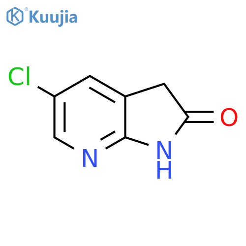 5-chloro-1H,2H,3H-pyrrolo[2,3-b]pyridin-2-one structure