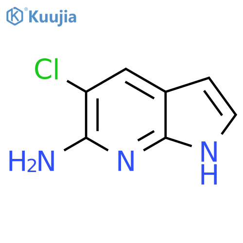 5-Chloro-1H-pyrrolo[2,3-b]pyridin-6-amine structure